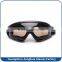 Comfortable dustproof black foam padding safety motorcycle glasses