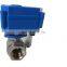 2-way DN25 stainless steel 304 DC9-24V automatic quick closing shut-off motorized valve