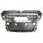 Front bumper grille for Audi A3 8P Change to S3 style grille  ready to ship black center car grill 2007-2013