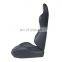 Universal New Pair Black Suede Red Stitch Car Racing Seats JBR1035 With Double Slider