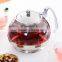 stainless steel teapot glass tea brewer