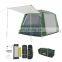Camping waterproof family tent luxury outdoor big family tent 2 Bedrooms Large Automatic tent