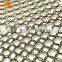 Architectural woven wire mesh ring mesh for hotel hall decoration
