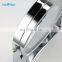 LED Adjustable Cosmetic Mirror Magnifying Round Mirror Chrome Freestanding Light