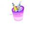 Plastic waterproof color changing KTV/ Nightclub Party rechargeable luxury plastic Modern Home LED Glowing LED Ice Bucket