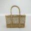 NET SEAGRASS RECTANGLE BASKETS Seagrass Handbag 100% Nature Straw Woven Tote Bag Wholesale