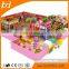 Baiqi wonderful soft foam kids plastic slide mini indoor playground for babies