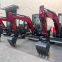 1.5 ton joystick hydraulic Crawler Excavator swing boom side extendable rubber track cabin