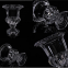 Crystal Vase Transparent Tall Crystal Thicken Glass Wedding Home Decoration Vases