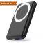 Custom logo magnetic wireless power bank 5000mah 10000mah magnet wireless charger powerbank for iPhone 13 14 15 16 pro max