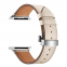 LeYi Replacement Bracelet Steel Buckle Wristband Genuine Leather Watch Band for iphone IWatch 8 9 45mm 49mm Strap