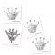 Hot Selling Baby Shower Girl Years Crown Shaped Balloons Birthday Party Decoration Balloon Princess Gold Crown Foil Balloons