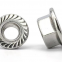 304 stainless steel fasteners, bolts, flange nuts, DIN6923 anti slip nuts