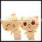 big eyes cute plush toy cute white cat toys