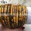 High Class Python Leather Cord Wholesale, 5mm Round Leather Cord, Luxury Snake Skin Leather for Bracelet