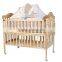 Comfortable baby bed with cradle