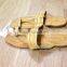 Puching and Braid Design Kolhapuri leather Sandal