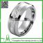 High quality tungsten jewelry dubai ring for men Valentines Gift engraved logo ring love font