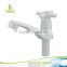 China Manufacture Deck Mounted Plastic Cold Water Basin Faucet