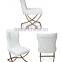 2016 Foshan Shunde Factory Supply Natural Metal Stainless Steel Leisure Chair