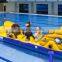 Hot sale sdult outdoor obstacle course equipment pirate ship inflatable water obstacle course for sale                        
                                                                                Supplier's Choice