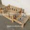outdoor wooden dog bed with stand