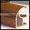 2014 Hot Sell Wood Color Cabinet Door Aluminum Extrusion Profile                        
                                                Quality Choice