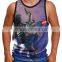 Custom fashion tank top,custom polyester material tank top,custom design stylish tank top