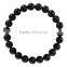 Fashion Charm Bangle Latest Design Daily Wear Bangle 8 mm 7.5 Inch Matte Black Onyx Gemstone Bracelet