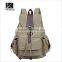 Simple canvas backpack/school backpack bags/custom logo hot sale canvas backpack