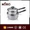 Nobo Wholesale Stainless Steel Milk Pot With Steel Lid