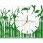 Custom decor wall clock nature of bamboo wholesal wall clock