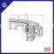 single row slewing ring with external gears 012.35.1250.001 1390x1110x110mm