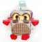 Durable Strong Dog Plush Toys w/squeakers Owl Shape pet animal sound plush dog toy
