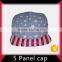 china factory 5 panel hat cap custom logo