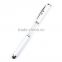 Novelty fountain 4 in 1 touch screen stylus pen promotion laser light pen diamond crystal ball pen