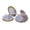 Round rechargeable lighted compact makeup mirror mobile power bank