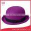 Bowler Hat In Black Felt With Narrow Brim