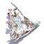 Wholesale festival gift zinc alloy multicolor rhinestone enamel christmas snowman brooch