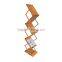 Slant Wood Portable Bamboo Brochure Holder