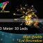 3M 30 leds Yellow christmas led string lights