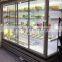 supermarket glass door freezer and cooler 3doors