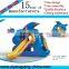 Colorful plastic slide small kids playground equipment