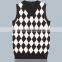 2015 Hot fashional office argyle sweater vests for men