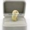 KARASU Designer Unique Handmade Lop Rabbit Adorable 3D Stereoscopic Animal Finger Ring Party Midi Rings for Women Jewelry