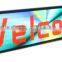 multi-line LED message screen
