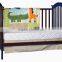 2015 new design baby toddler day bed 100% eco-friendly bamboo Fixed Side Convertible Crib baby cot bed