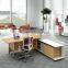 modern executive desk office table design stainless steel leg