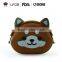 high quality lovely silicone coin purse / silicone wallet silicone purse for kids and girls
