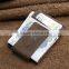 2015 most popular best price genuine leather money clips with customized logo
